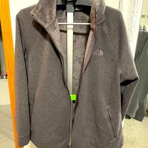 North face fuzz jacket